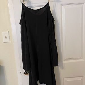 First Love Cold Shoulder Dress with Chain Straps